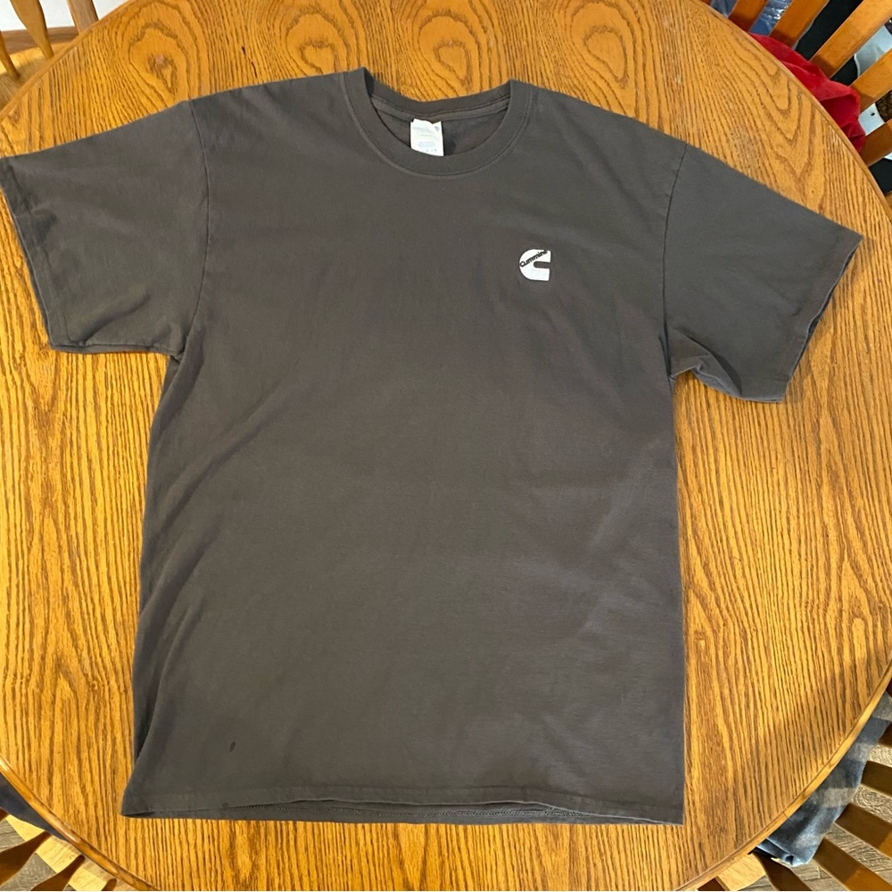 Cummins Embroidered Shirt Gray Men’s Large
